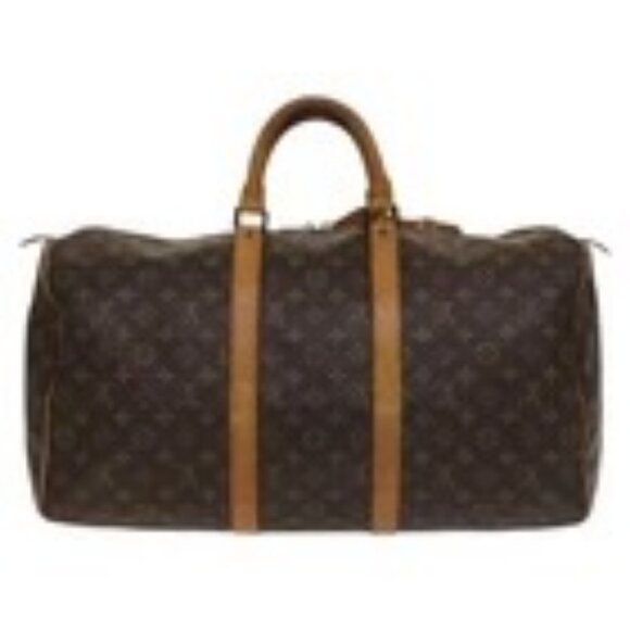 LOUIS VUITTON Monogram Keepall 50 Boston Bag M41426 LV Auth 137095 - Picture 2 of 16